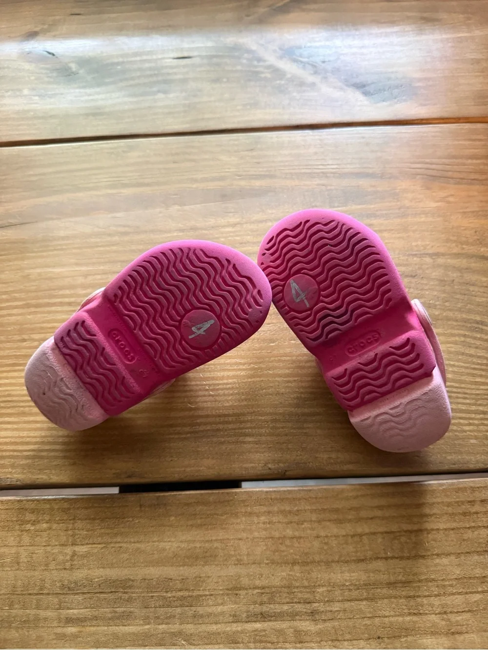 CROCS Kids Hot Pink Clog Sandals